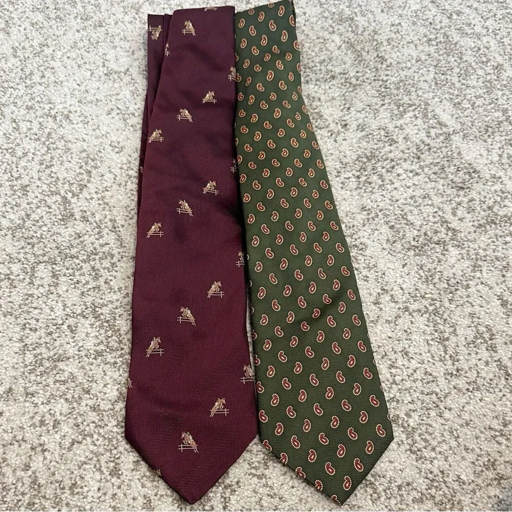 Brooks Brothers Silk Tie Bundle (2 included)
